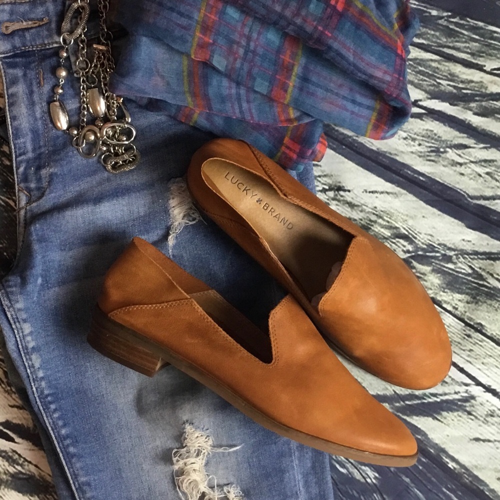 Lucky Brand Leather Loafers Cahill